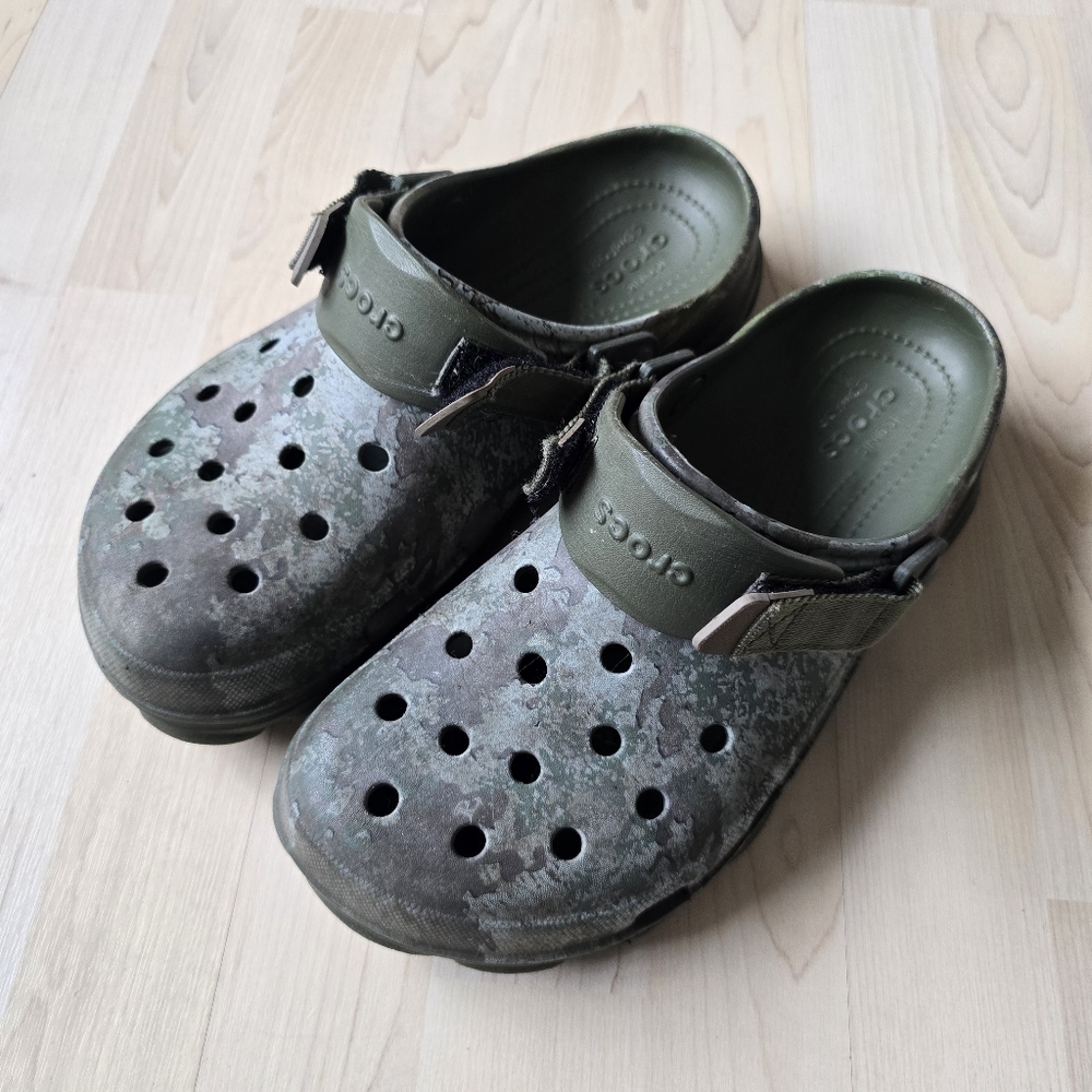 Crocs All-Terrain TrueTimber Clogs Size 9